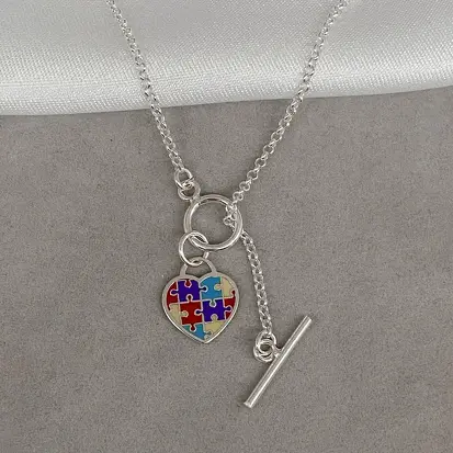 GARGANTILHA TIFFANY AUTISMO 40CM